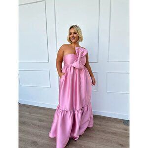 Petal & Pup Pink One Shoulder Dress